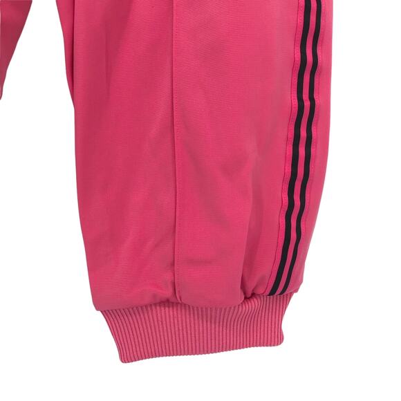 Adidas 3 Stripe Capri Athletic Pants Size M EUR 38 US 8 Pink Sample Y2K Gorpcore - Picture 4 of 7